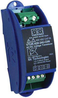 VTU-DIN AC/DC Voltage Transducer