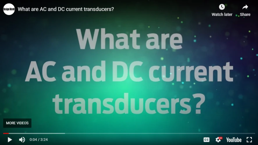 What are AC and DC Current Transducers Thumbnail